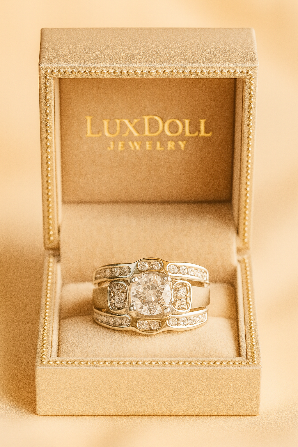 Divine Duo Wedding Ring Set