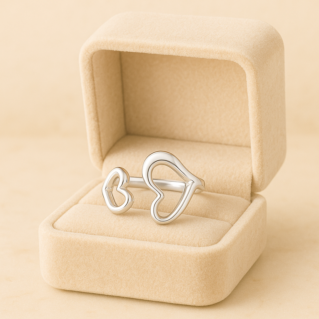 Couples Heart Ring