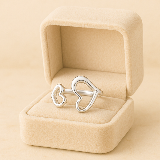 Couples Heart Ring