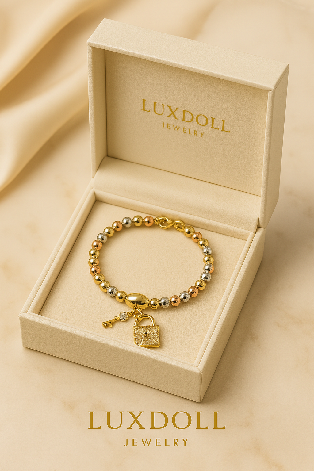 Bright Lock Bracelet