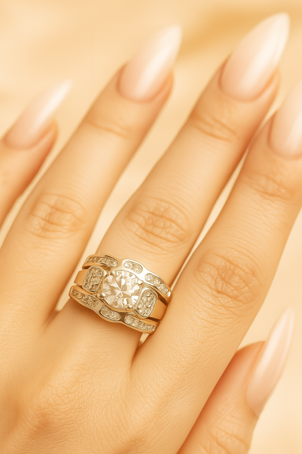 Divine Duo Wedding Ring Set