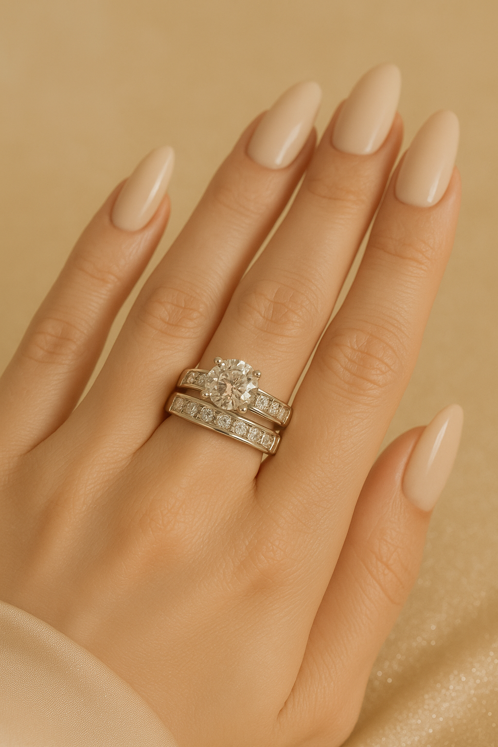 Infinite Love Wedding Ring Set