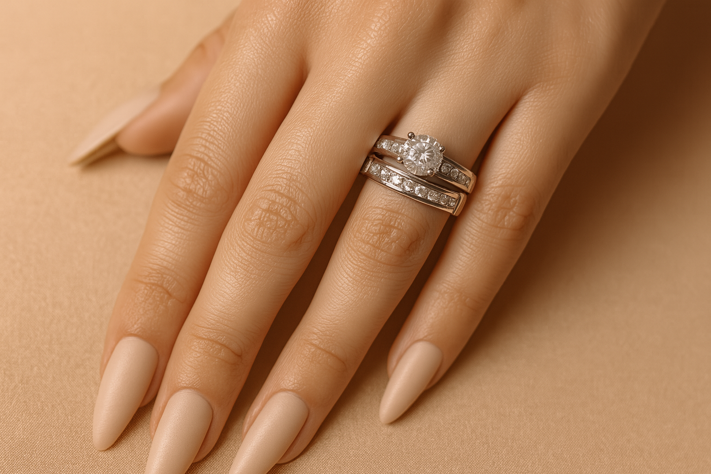 Infinite Love Wedding Ring Set