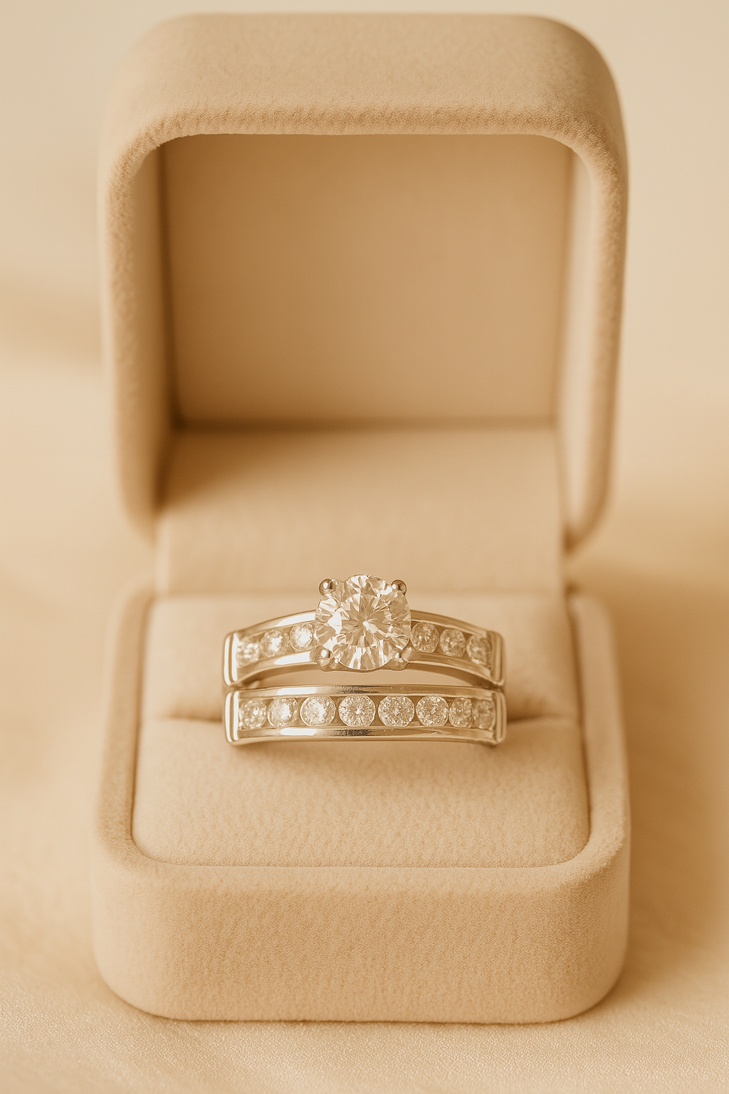 Infinite Love Wedding Ring Set