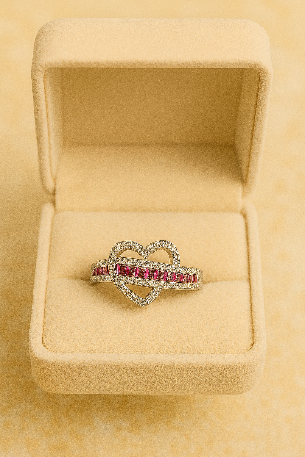Pink Heart Ring